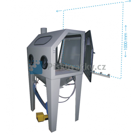 Pískovací kabina (box) ITB90G (Glass)