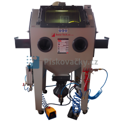Pískovací kabina (box) PK-ITB/TTB90 - kombi (injektor+tlak)