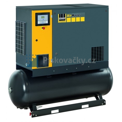 Kompresor Schneider - el. (400V/15kW), šroubový, Vario, 13bar, 2215l/min.