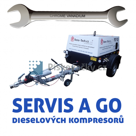 Servis a generální opravy dieselových, šroubových kompresorů všech značek