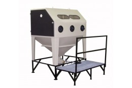 Pískovací box (kabina) PK-ITB/TTB150 - kombi. (inj.+tlak.), s podestou