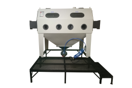 Pískovací kabina (box) PK-ITB/TTB200 - kombi (inj.+tlak.), s podestou