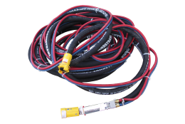 Kompletní 3/4" tryskací hadice (19/33mm) mobilní pískovačky, včetně PDO a koncovek, délky 20m