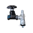 Směšovač abraziva SA 1 1/4" (5/4“) - komplet, včetně dolního potrubí (armatury)